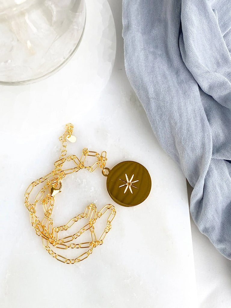 STARBURST Necklace | November | Citrine - Unearthed Crystals