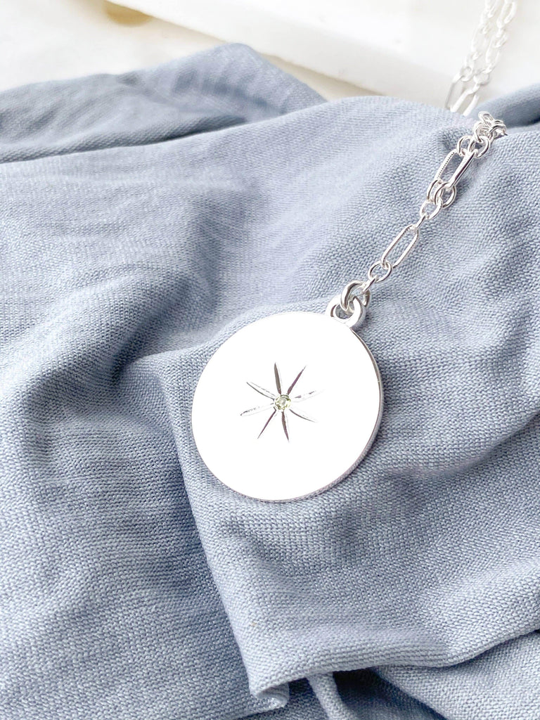 STARBURST Necklace | August | Peridot - Unearthed Crystals