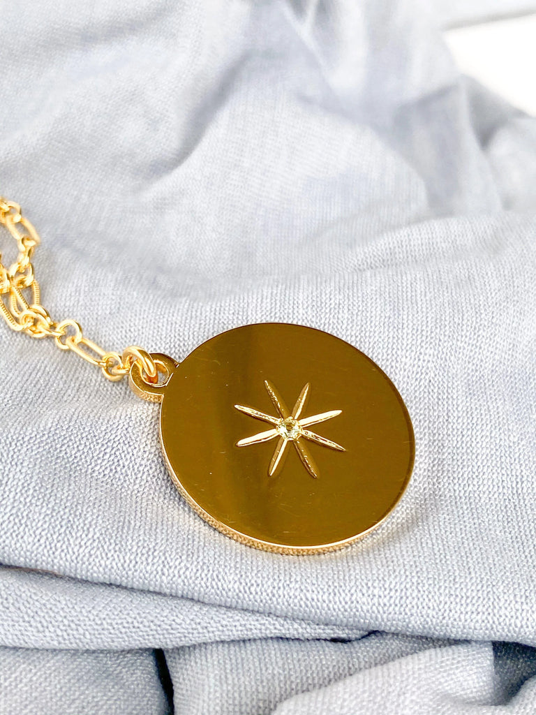 STARBURST Necklace | August | Peridot - Unearthed Crystals