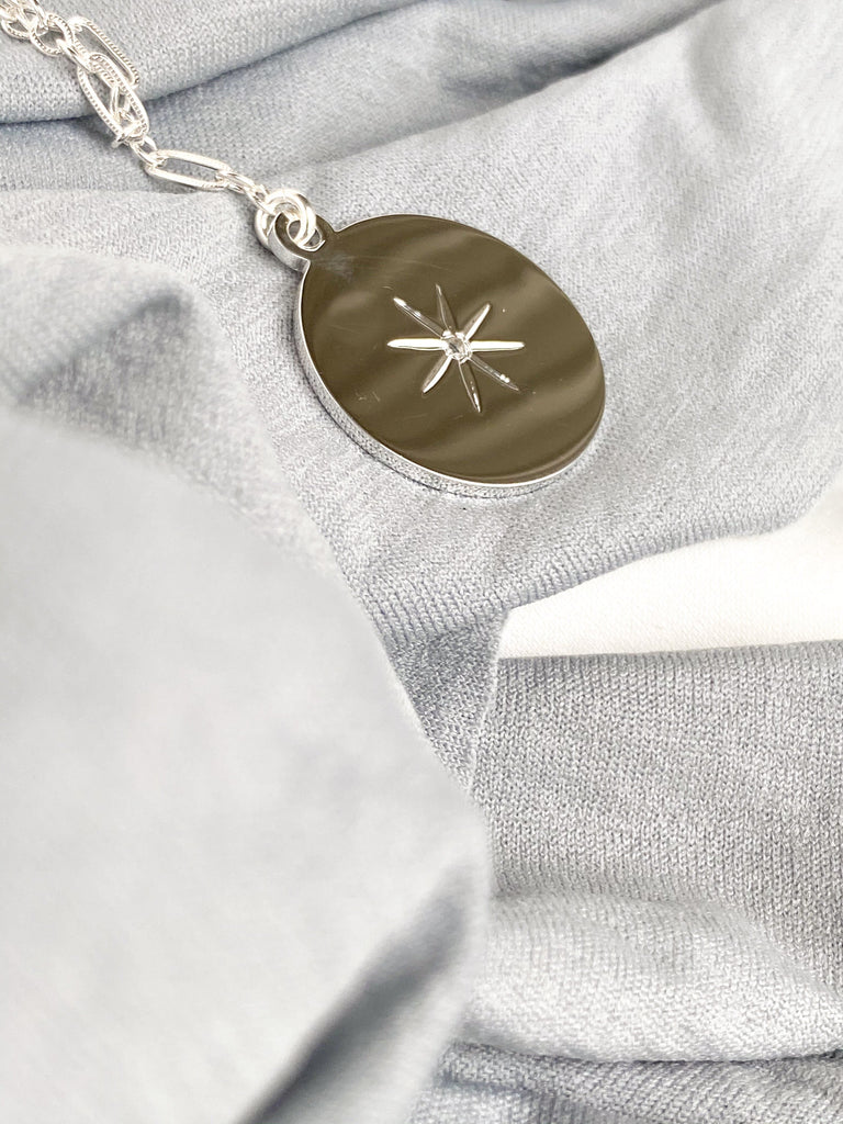 STARBURST Necklace | March | Aquamarine - Unearthed Crystals