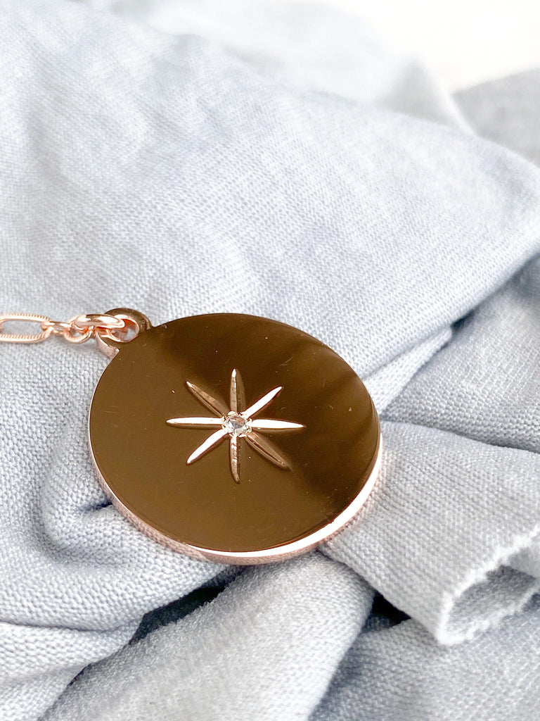 STARBURST Necklace | March | Aquamarine - Unearthed Crystals