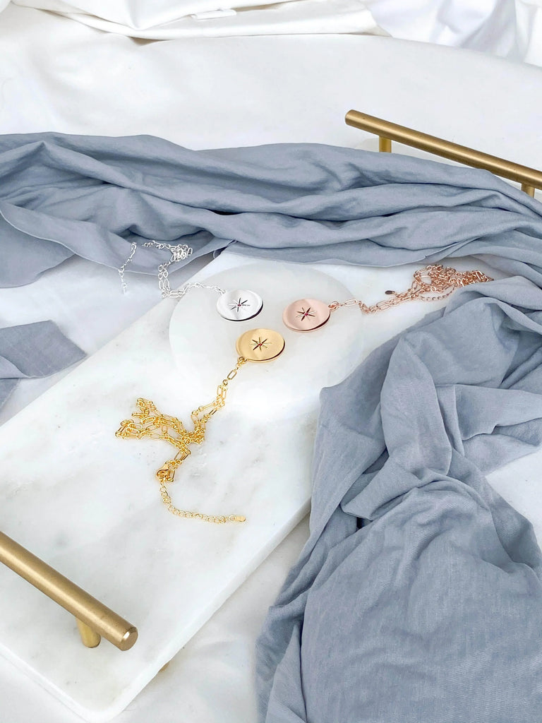 STARBURST Necklace | July | Ruby - Unearthed Crystals