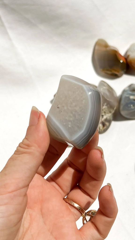 Banded Agate Freeform | Small - Unearthed Crystals