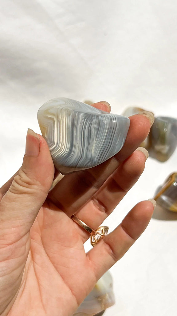 Banded Agate Freeform | Small - Unearthed Crystals