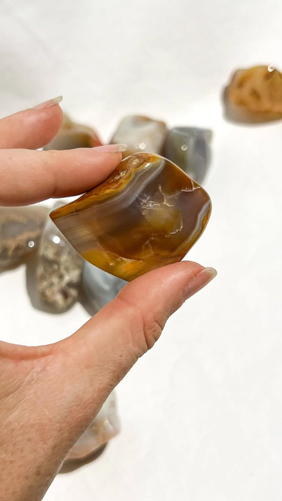 Banded Agate Freeform | Small - Unearthed Crystals