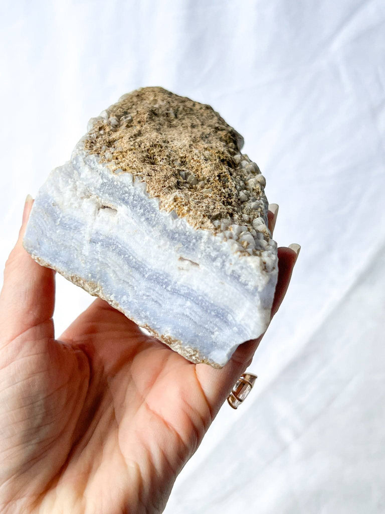 Blue Lace Agate Rough - Unearthed Crystals