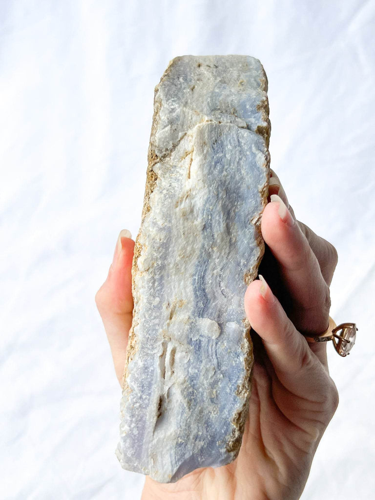 Blue Lace Agate Rough - Unearthed Crystals