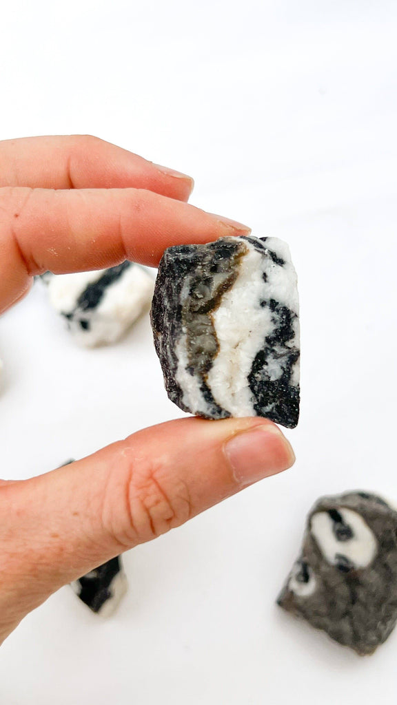 Zebra Jasper Rough | Small - Unearthed Crystals