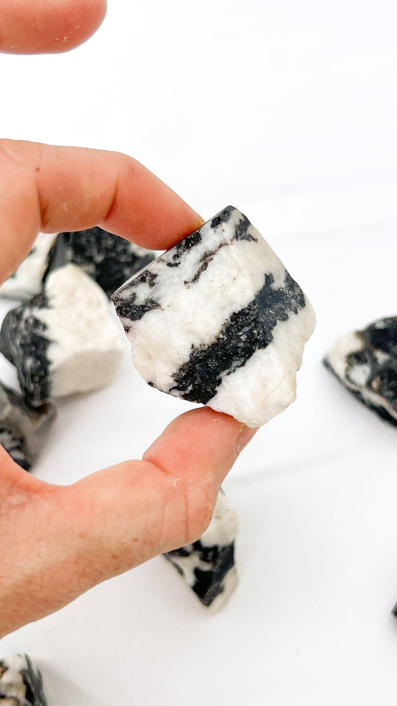 Zebra Jasper Rough | Small - Unearthed Crystals