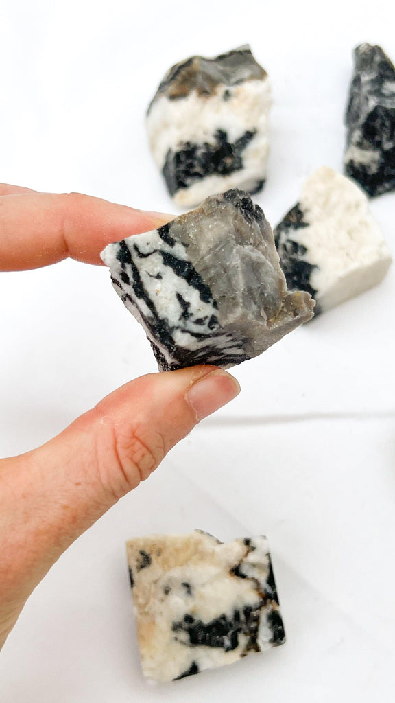 Zebra Jasper Rough | Small - Unearthed Crystals