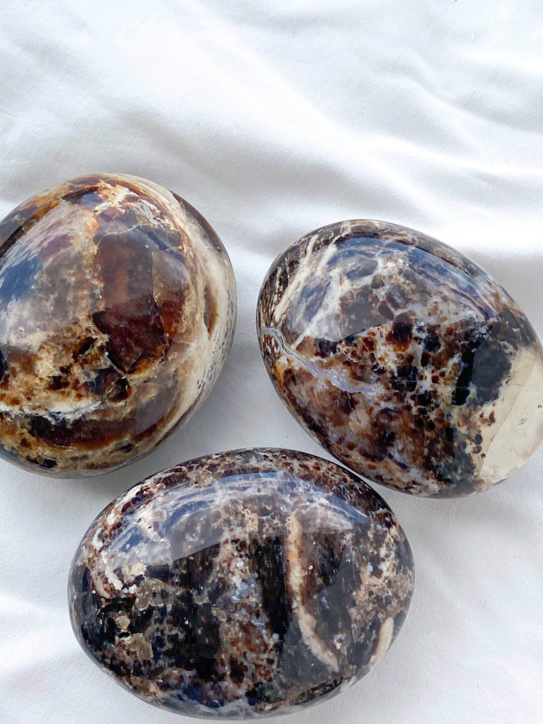 Black Opal Palm Stone | Large - Unearthed Crystals