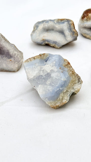 Blue Chalcedony Rough | Large - Unearthed Crystals