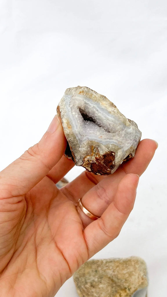 Blue Chalcedony Rough | Large - Unearthed Crystals