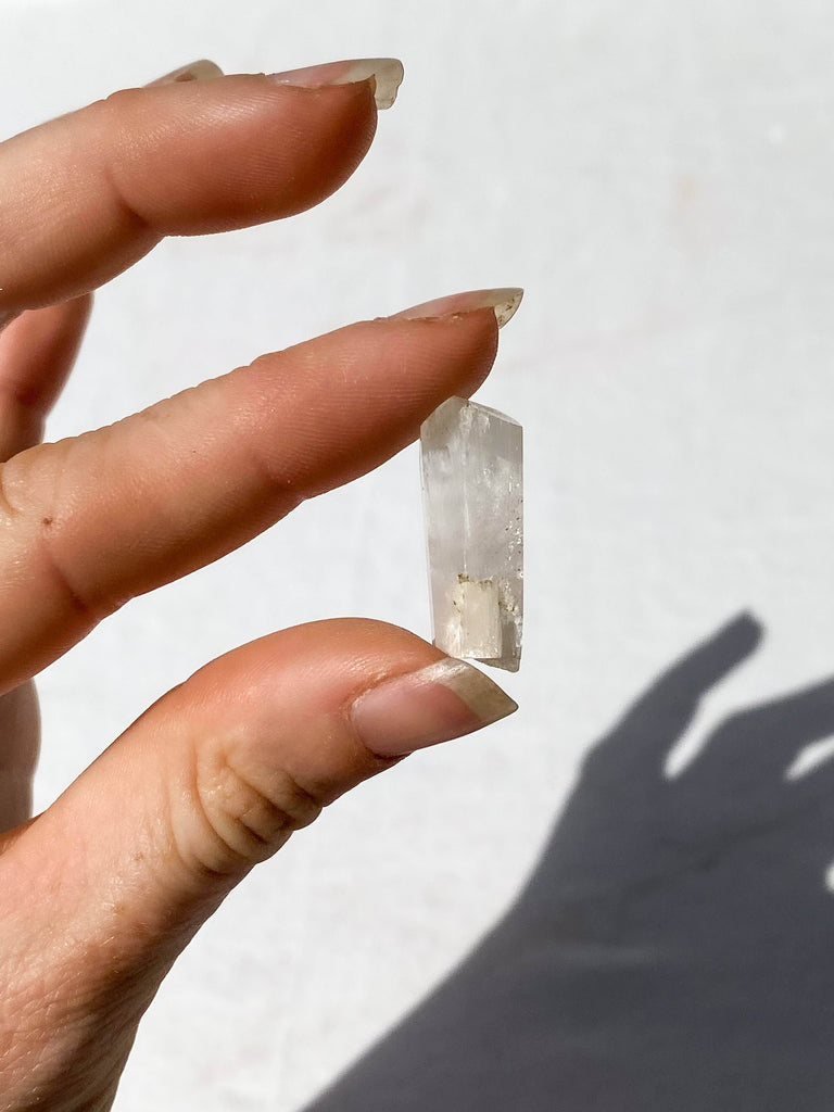 Kunzite Faceted Rod - Unearthed Crystals