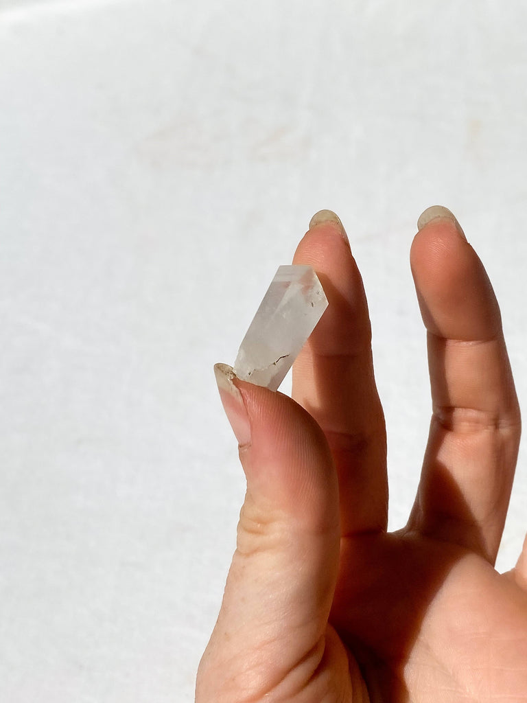Kunzite Faceted Rod - Unearthed Crystals
