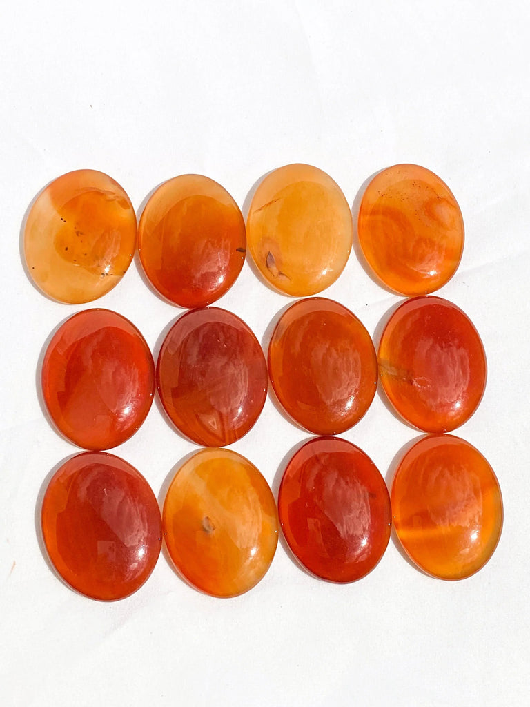 Carnelian Worry Stone - Unearthed Crystals