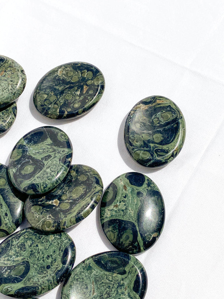 Kambaba Jasper Worry Stone - Unearthed Crystals