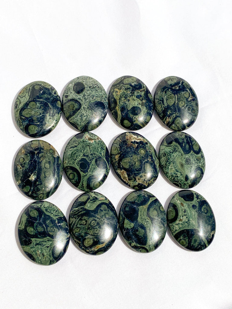 Kambaba Jasper Worry Stone - Unearthed Crystals