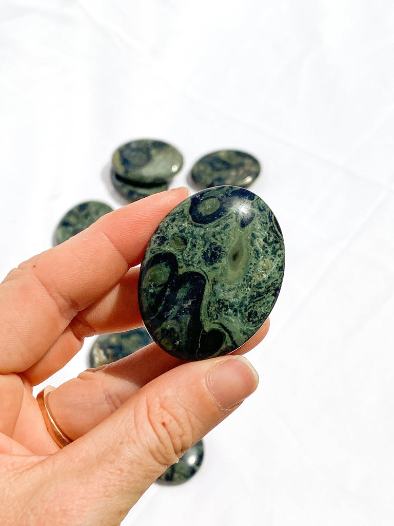 Kambaba Jasper Worry Stone - Unearthed Crystals