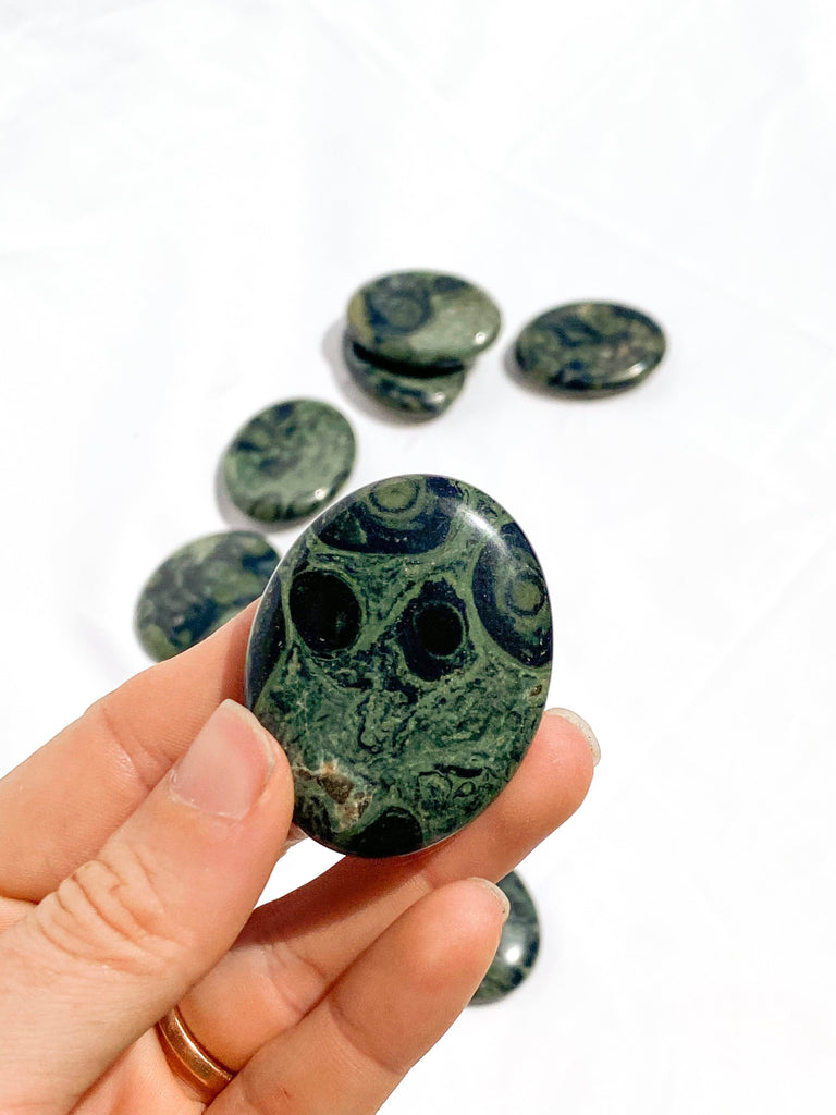 Kambaba Jasper Worry Stone - Unearthed Crystals