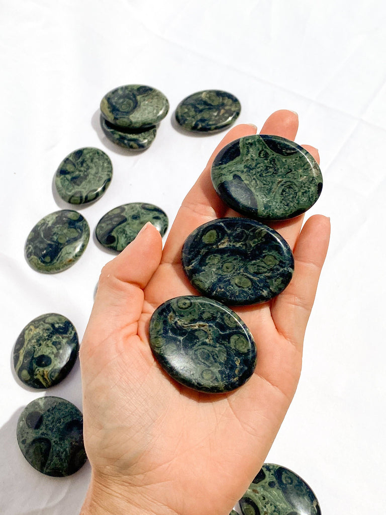 Kambaba Jasper Worry Stone - Unearthed Crystals