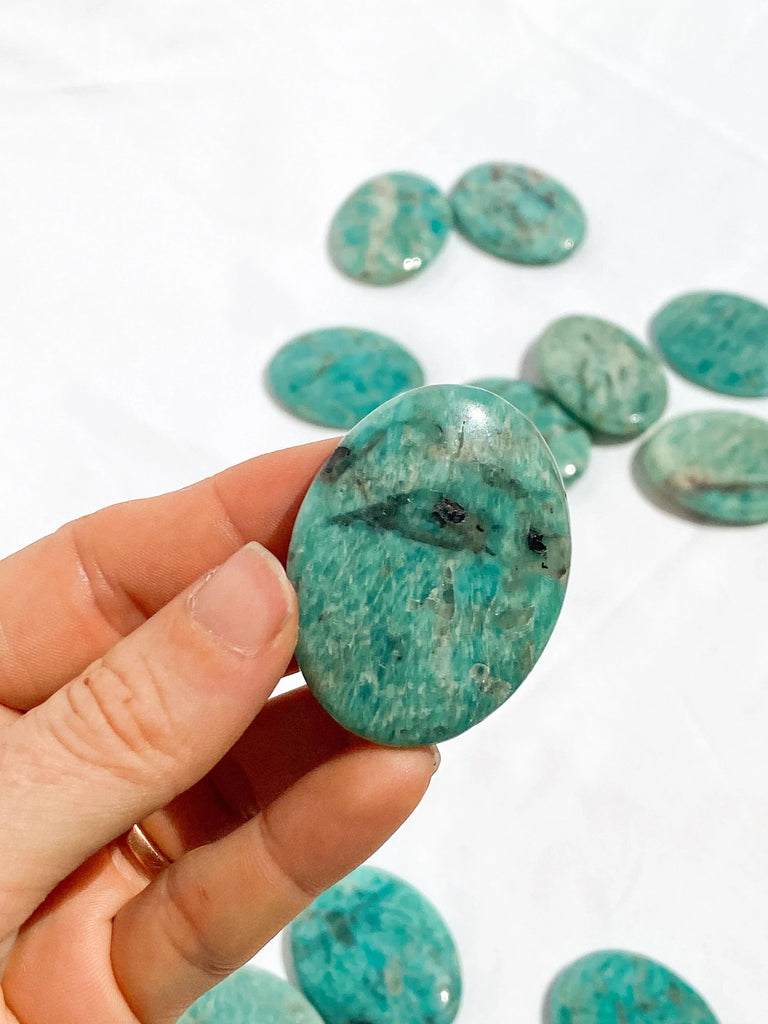 Amazonite Worry Stone - Unearthed Crystals