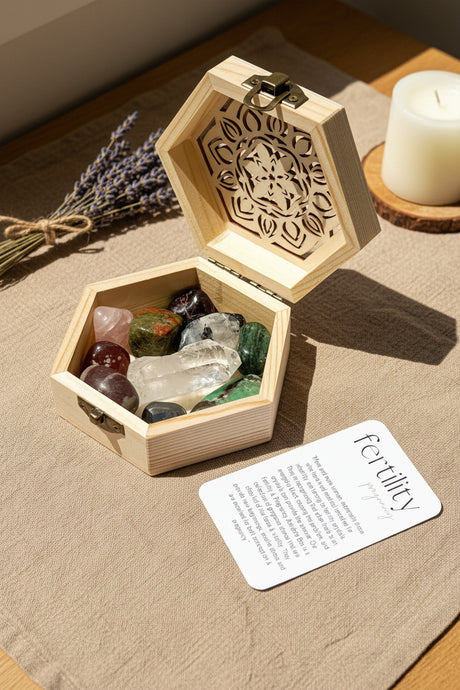 Fertility + Pregnancy Antidote Box © - Unearthed Crystals