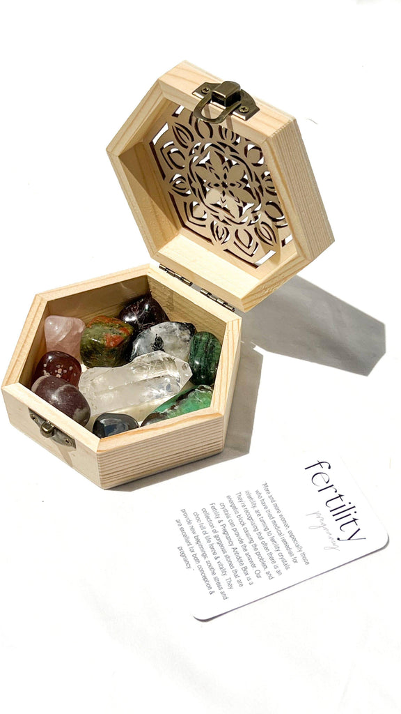 Fertility + Pregnancy Antidote Box © - Unearthed Crystals