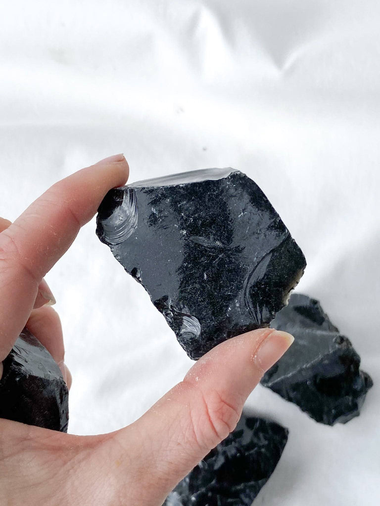 Black Obsidian Rough | Small - Unearthed Crystals