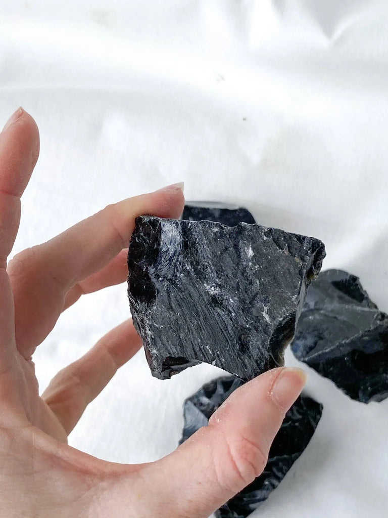 Black Obsidian Rough | Small - Unearthed Crystals