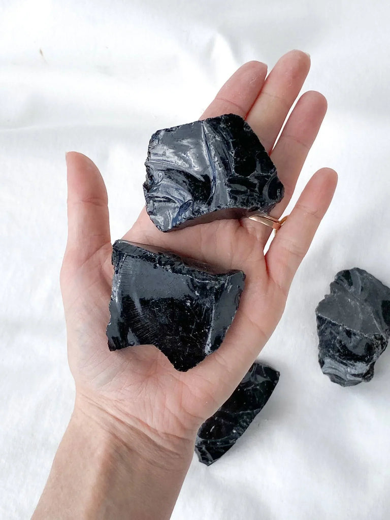 Black Obsidian Rough | Small - Unearthed Crystals