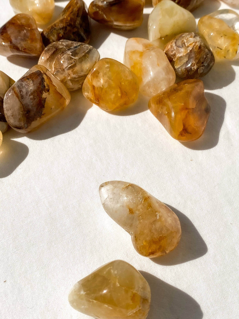 Golden Healer Quartz Tumbles | Medium - Unearthed Crystals