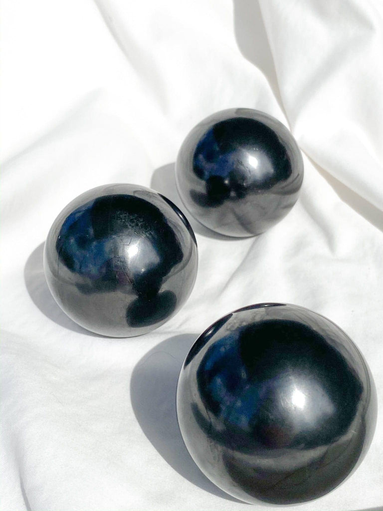 Shungite Sphere | 50mm - Unearthed Crystals