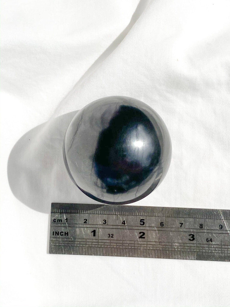 Shungite Sphere | 50mm - Unearthed Crystals