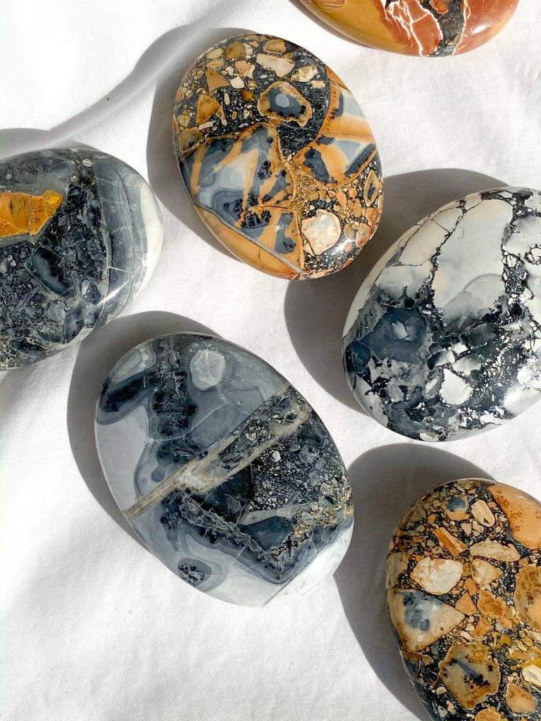 Maligano Jasper Palm Stone | Large - Unearthed Crystals