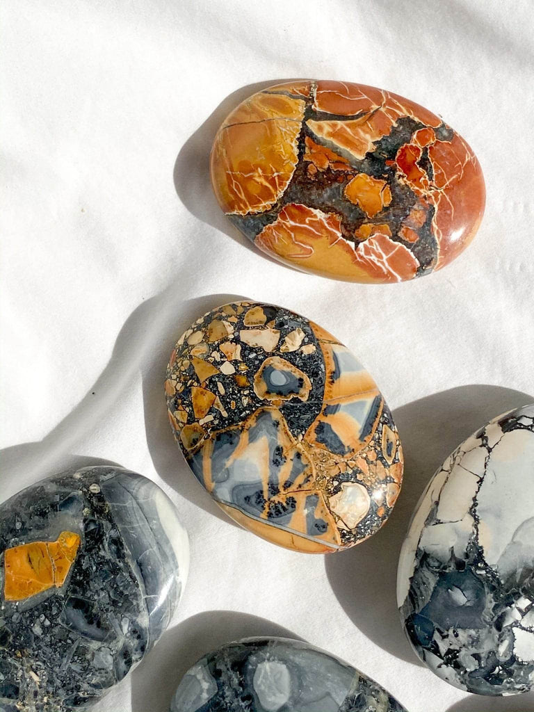 Maligano Jasper Palm Stone | Large - Unearthed Crystals