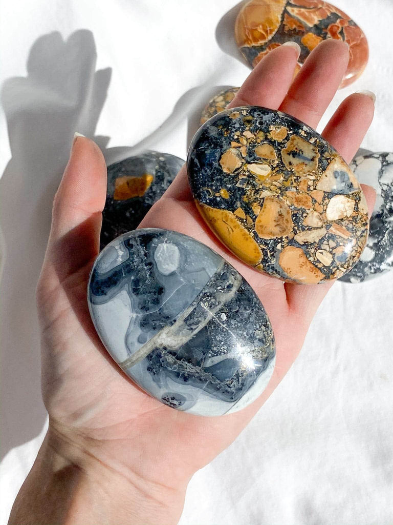 Maligano Jasper Palm Stone | Large - Unearthed Crystals