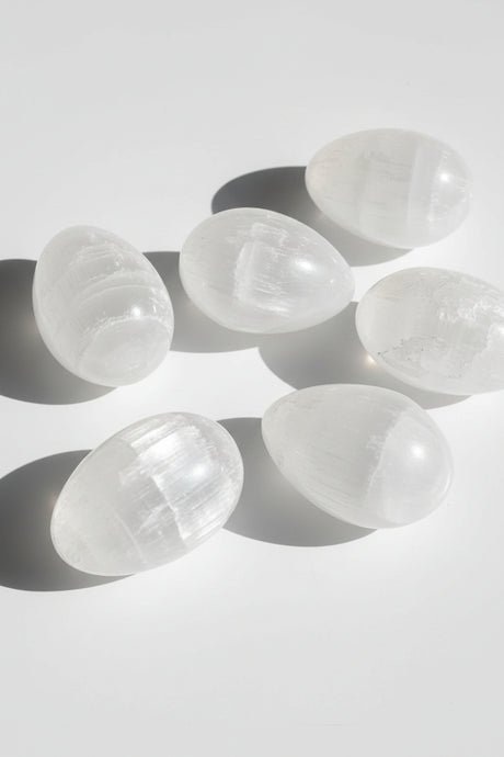 Selenite Egg | Medium - Unearthed Crystals