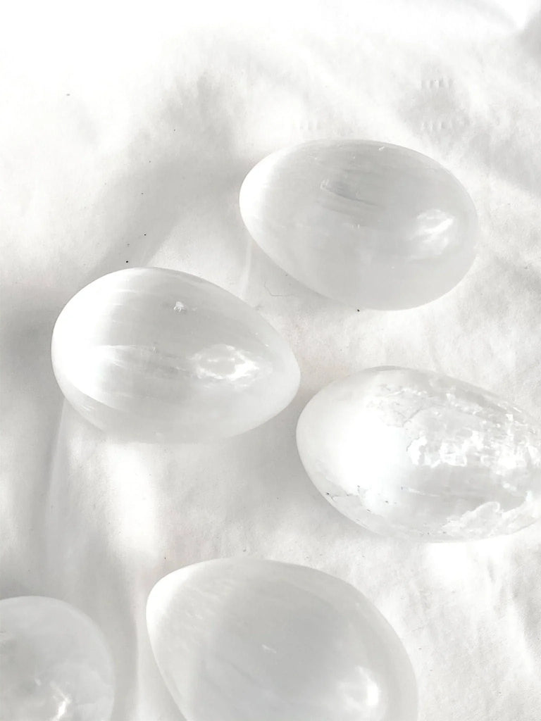 Selenite Egg | Medium - Unearthed Crystals