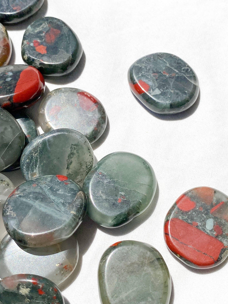 Bloodstone Coin - Unearthed Crystals
