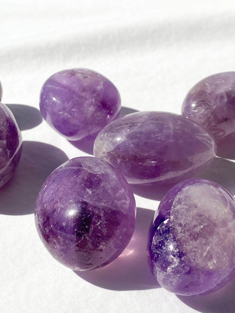 Amethyst Palm Stone | Medium - Unearthed Crystals