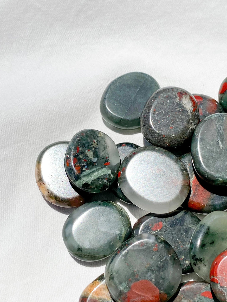 Bloodstone Coin - Unearthed Crystals