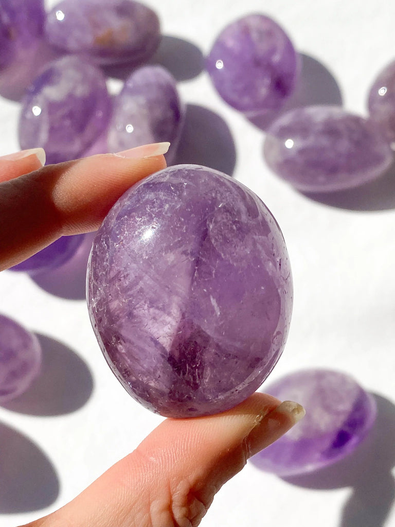 Amethyst Palm Stone | Medium - Unearthed Crystals