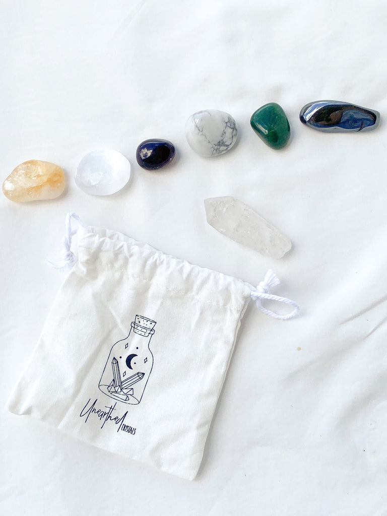 Tiny Human Antidote Pouch | Teething - Unearthed Crystals