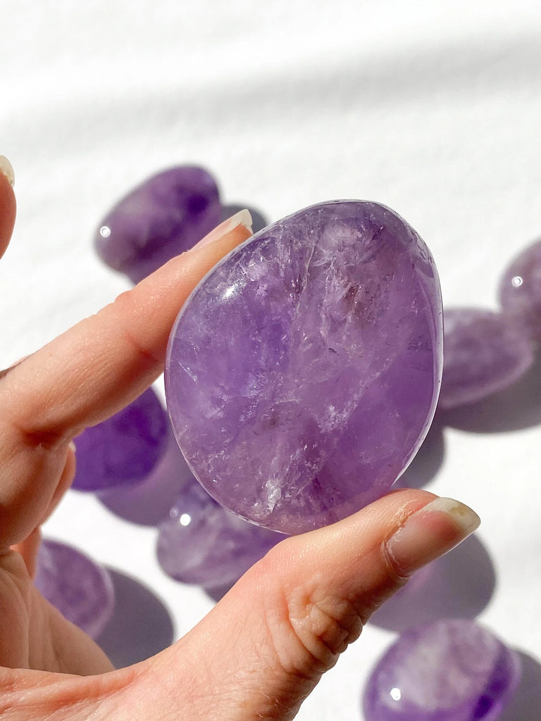 Amethyst Palm Stone | Medium - Unearthed Crystals