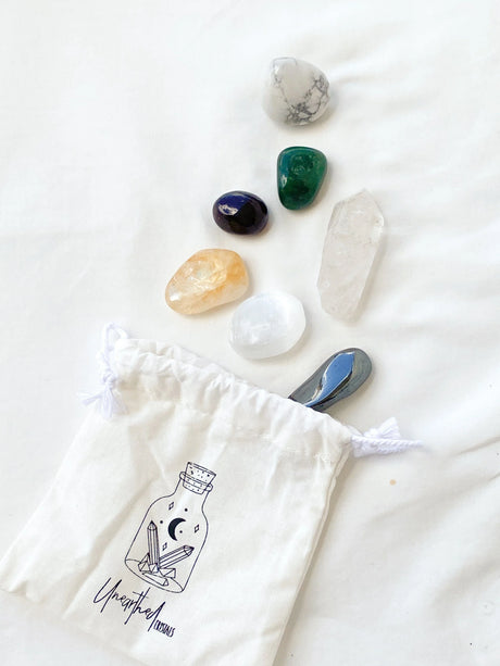 Tiny Human Antidote Pouch | Teething - Unearthed Crystals