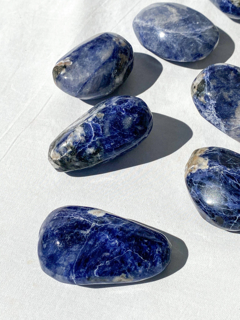 Sodalite Palm Stone | Large - Unearthed Crystals