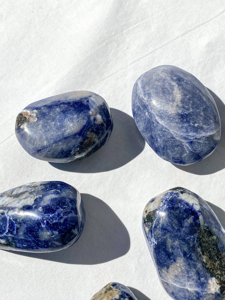 Sodalite Palm Stone | Large - Unearthed Crystals