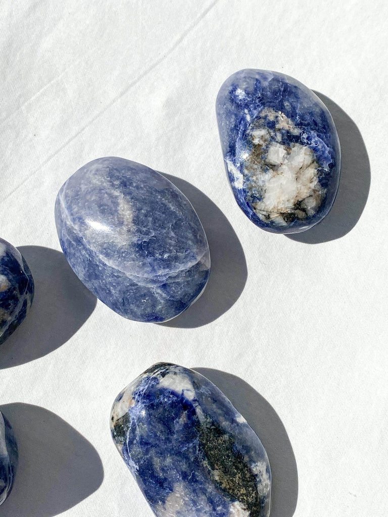 Sodalite Palm Stone | Large - Unearthed Crystals