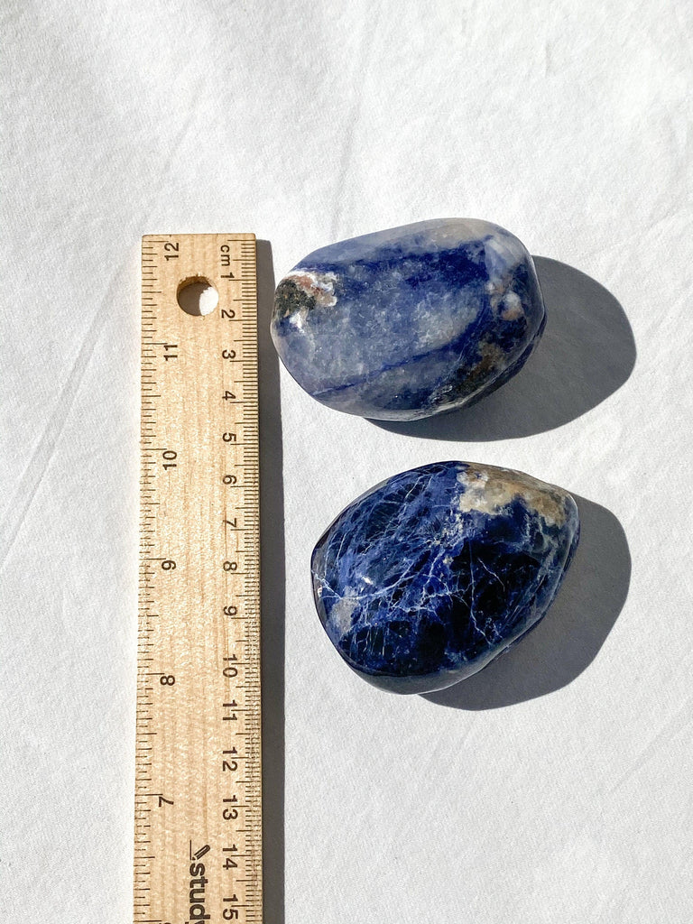 Sodalite Palm Stone | Large - Unearthed Crystals